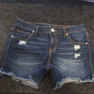 Maurices jean shorts size 3/4